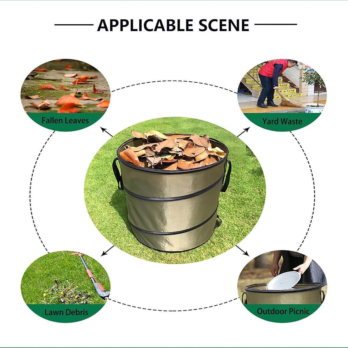 Folding Garden Leaf & Camping Bin