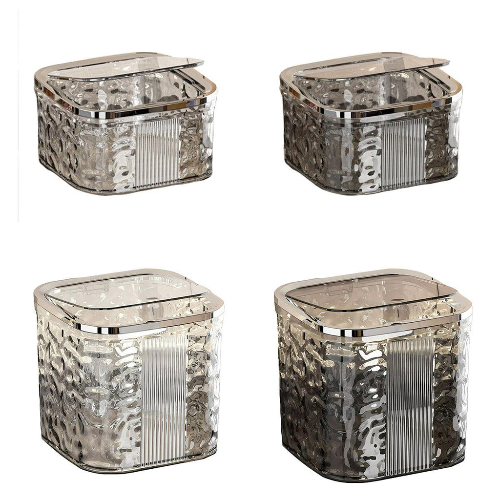 Mini Desktop Waste Bin – Small Grey