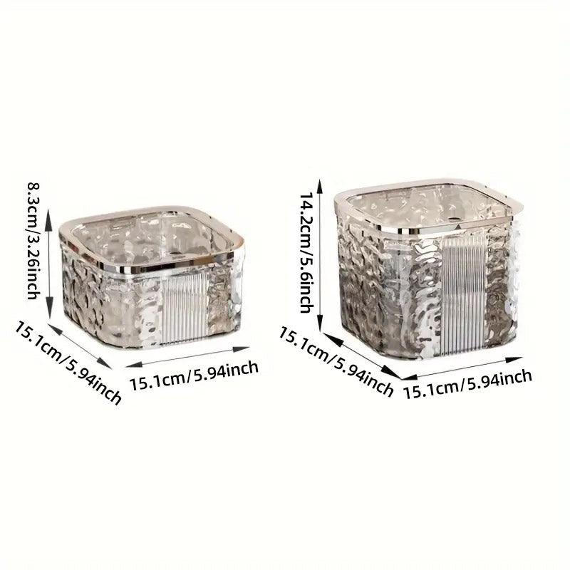 Mini Desktop Waste Bin – Small Grey