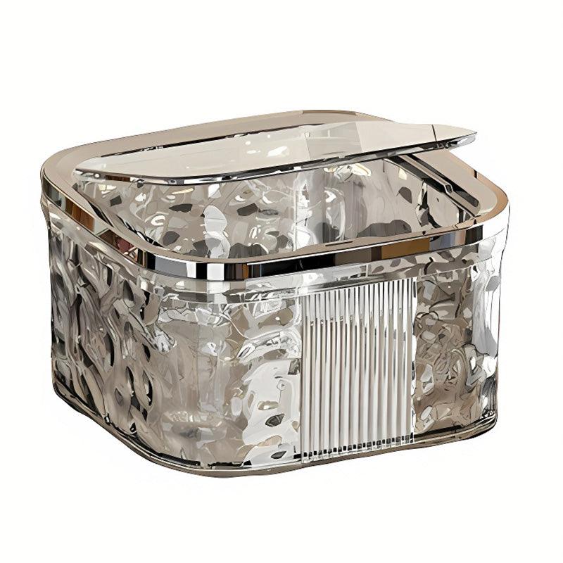 Mini Desktop Waste Bin – Small Grey