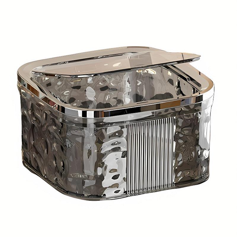 Mini Desktop Waste Bin – Small Grey