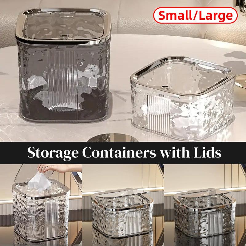 Mini Desktop Waste Bin – Small White