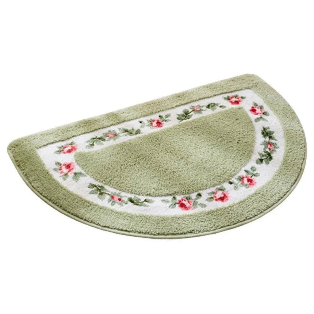 Non Slip Entry Mat Indoor Outdoor Mat Washable Foot Mat Foyer Bedroom - Green