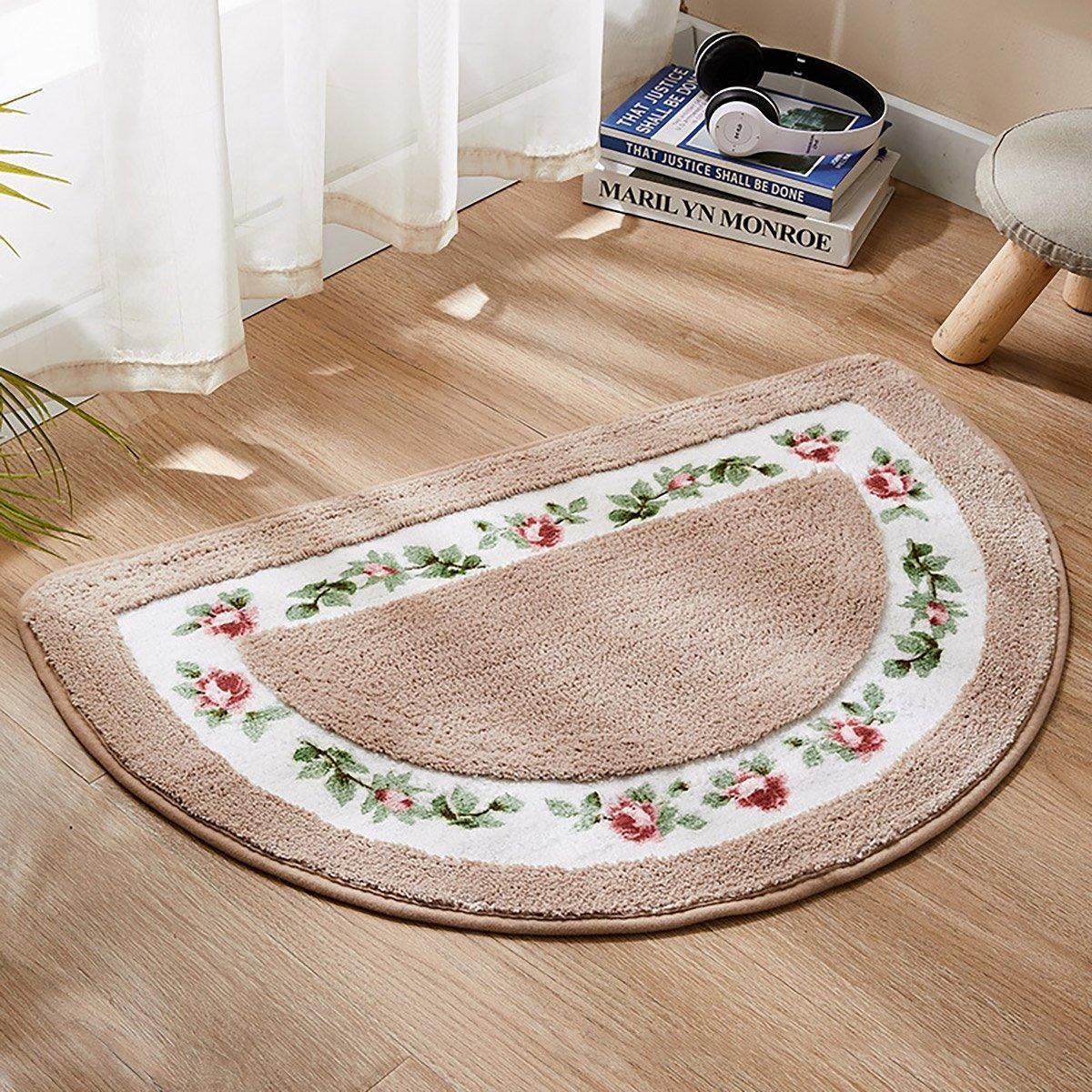 Non Slip Entry Mat Indoor Outdoor Mat Washable Foot Mat Foyer Bedroom - Red
