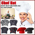 Adjustable Chef Cap – Black & White