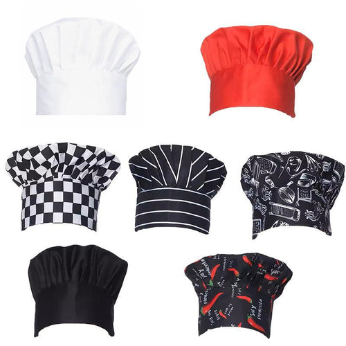 Adjustable Chef Cap – Black & White