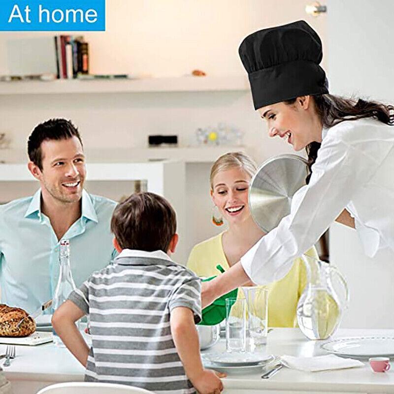 Adjustable Chef Cap – Black & White