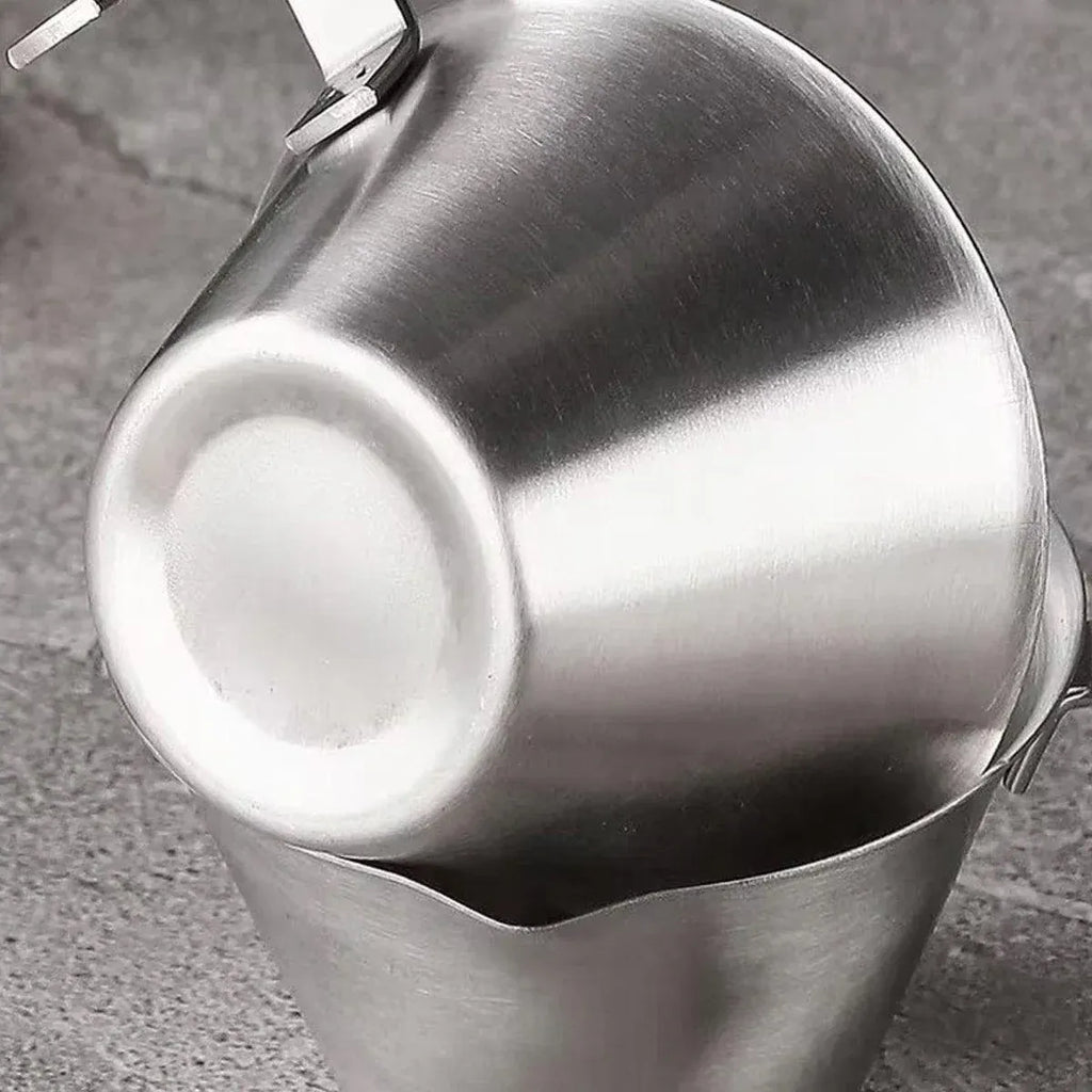 100ml Stainless Steel Espresso Measuring & Pouring Cup