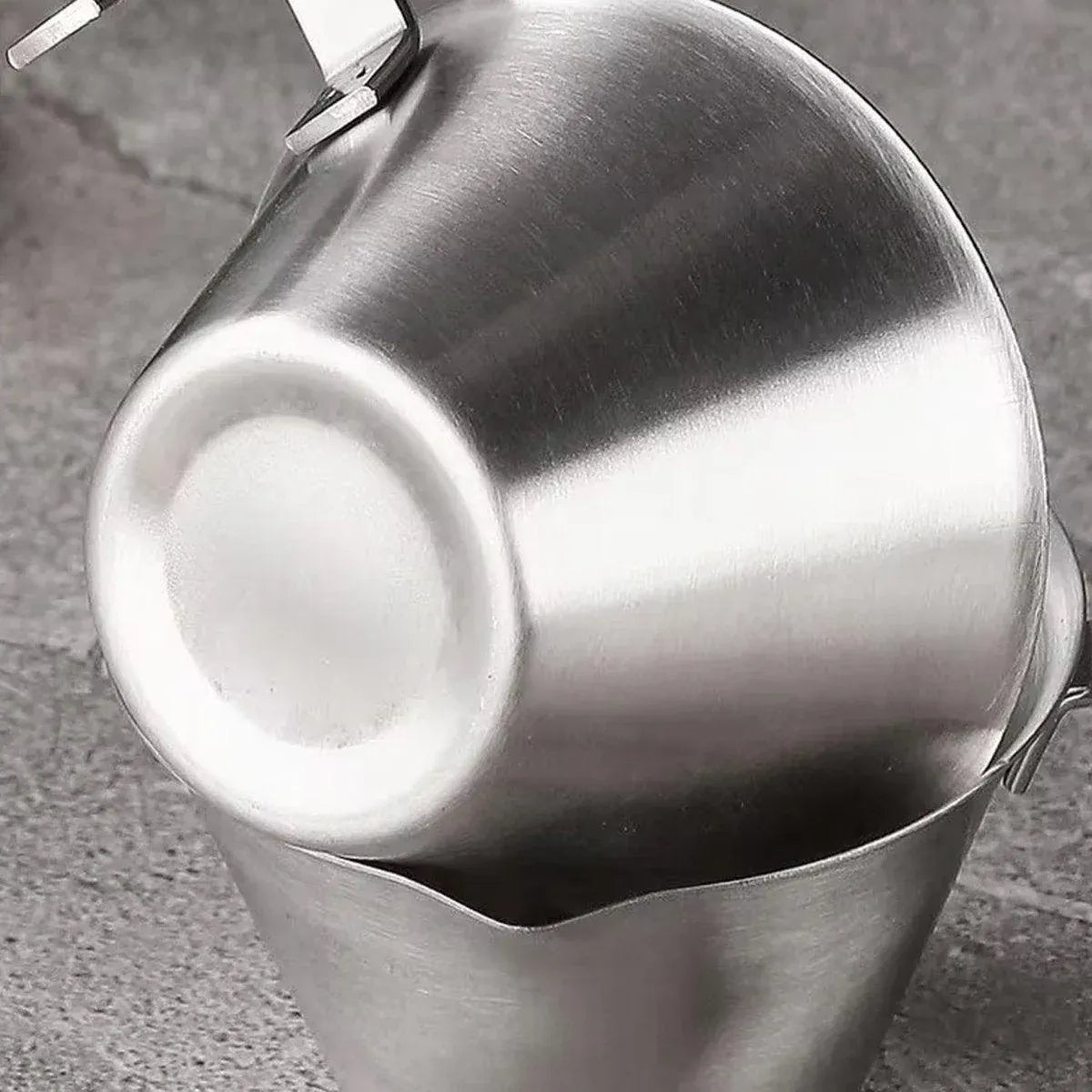 100ml Stainless Steel Espresso Measuring & Pouring Cup