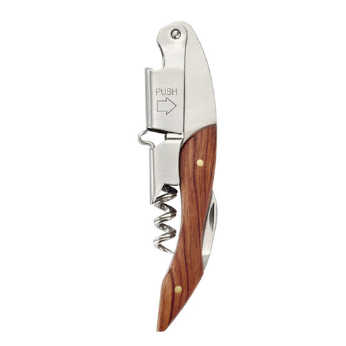 4-in-1 Wooden Handle Waiter’s Corkscrew & Wine Opener