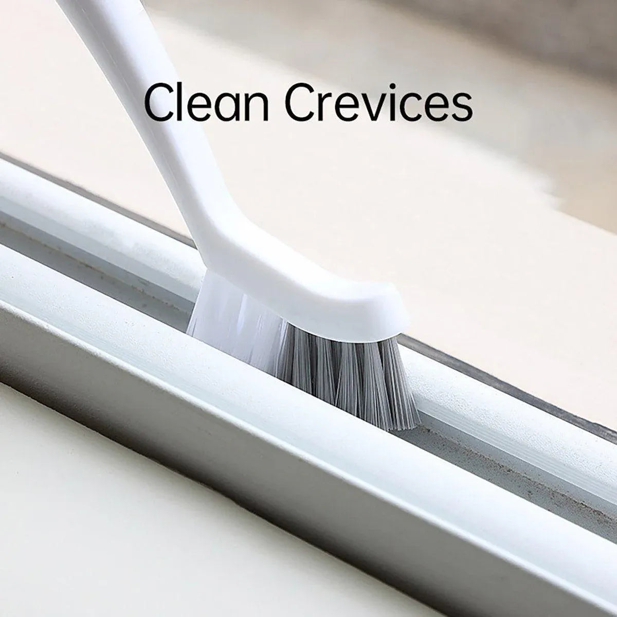 1/2pcs Small Brush for Bathroom Tile Wall Floor Gap Corner Seam Cleaning Tool - 2PCS