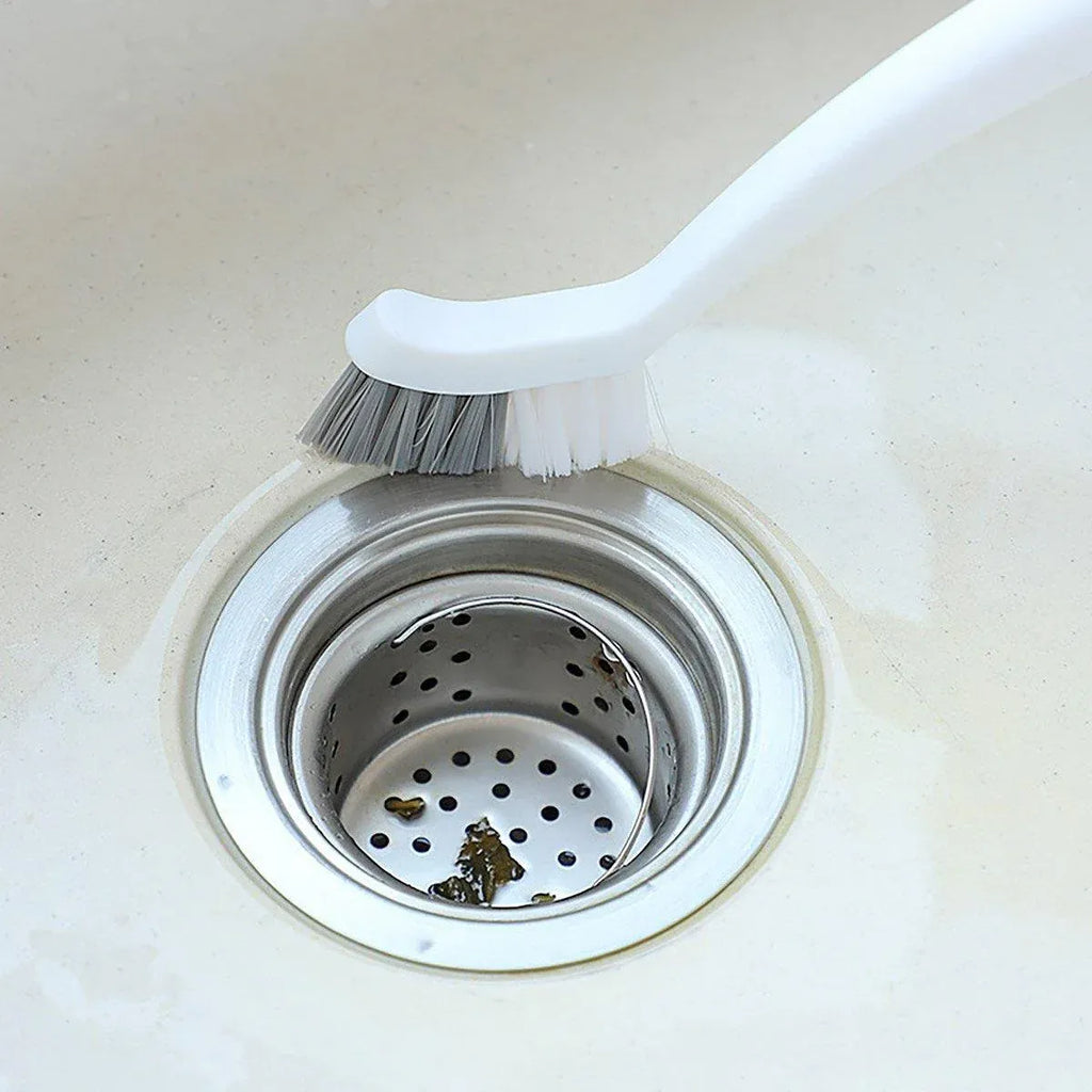 1/2pcs Small Brush for Bathroom Tile Wall Floor Gap Corner Seam Cleaning Tool - 2PCS