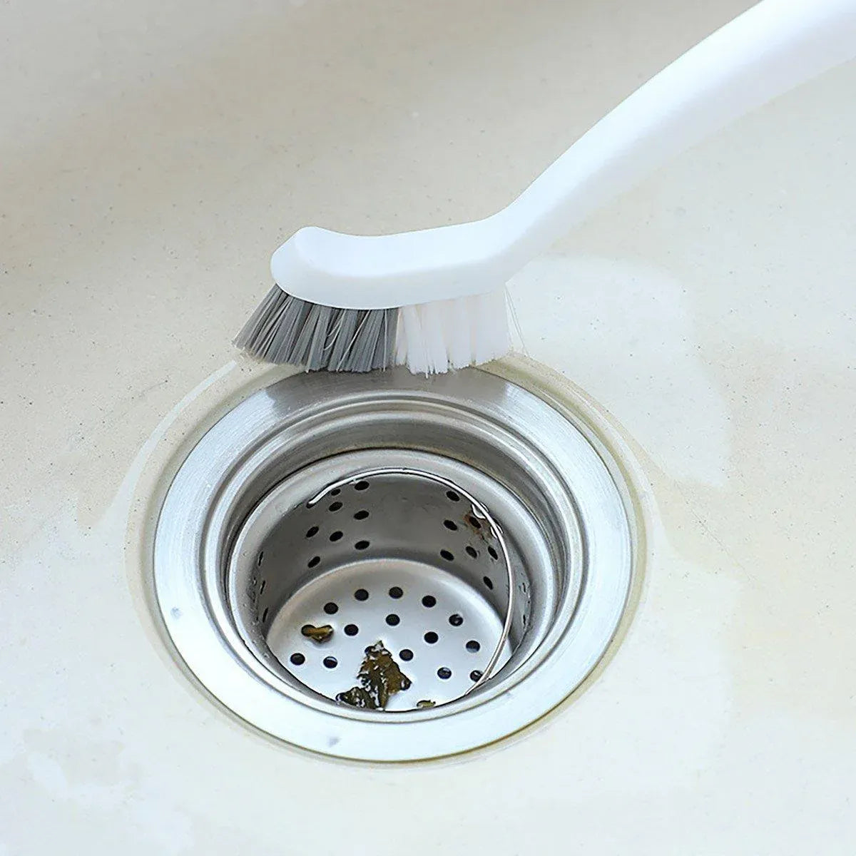 1/2pcs Small Brush for Bathroom Tile Wall Floor Gap Corner Seam Cleaning Tool - 2PCS