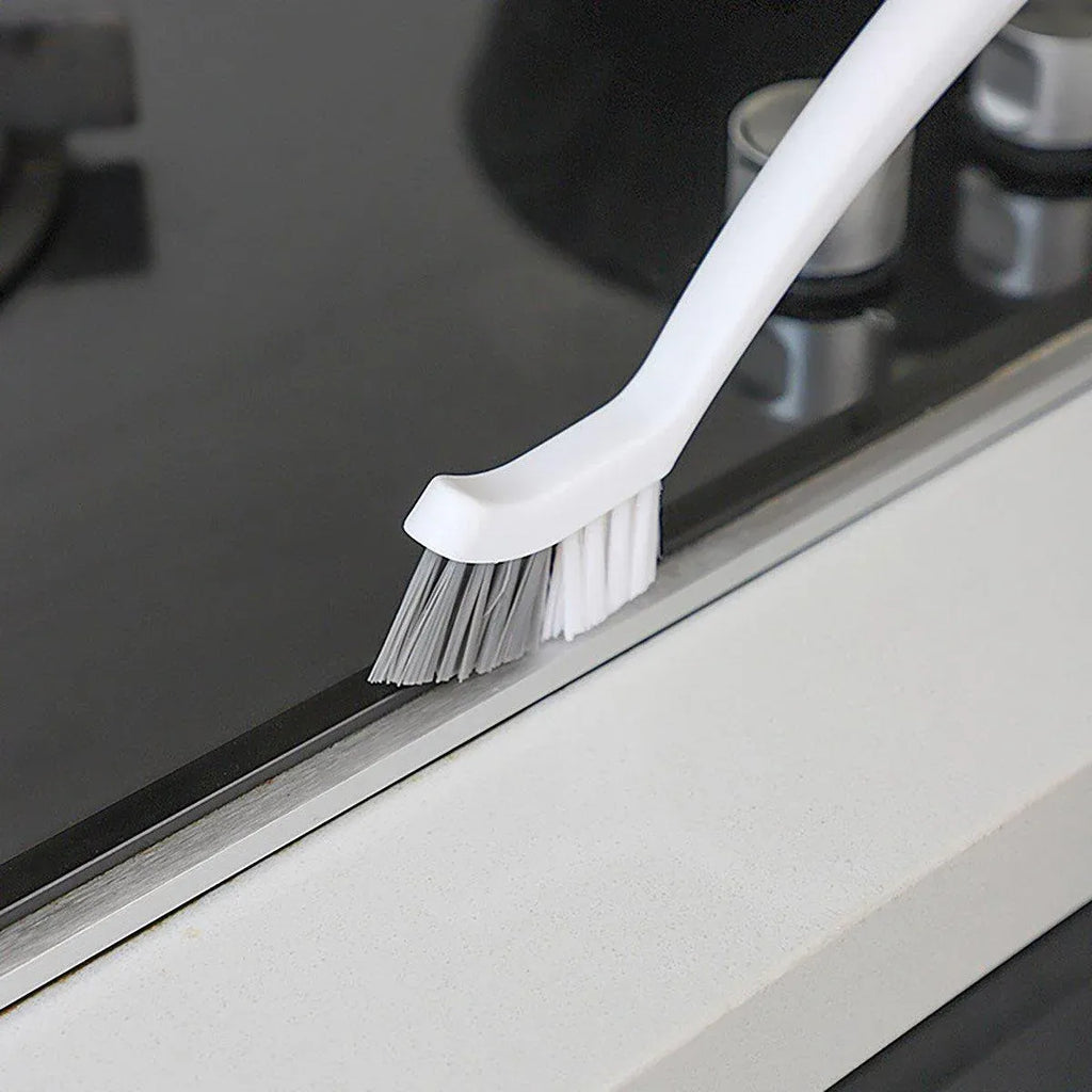 1/2pcs Small Brush for Bathroom Tile Wall Floor Gap Corner Seam Cleaning Tool - 2PCS
