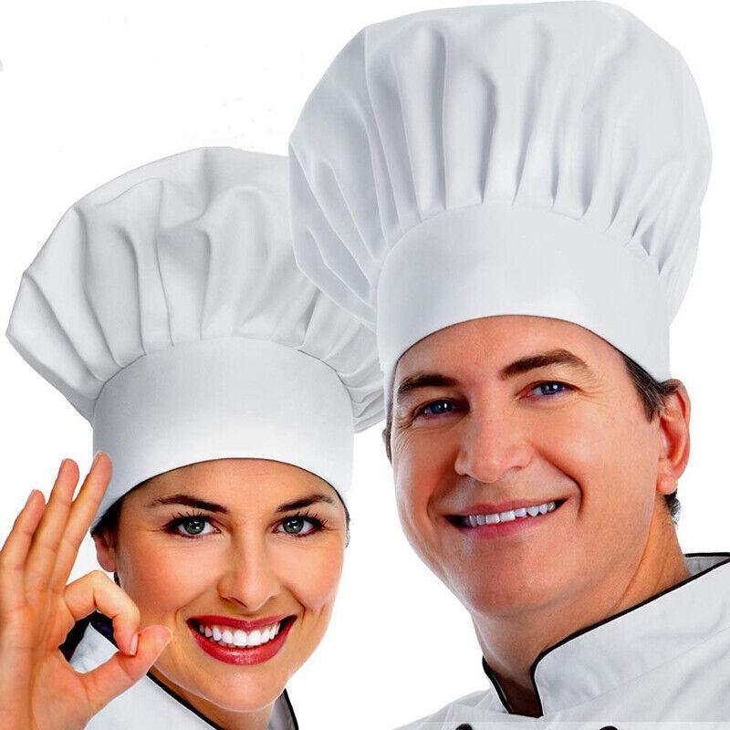 Adjustable Chef Cap – Black Flatware Print