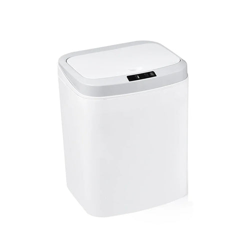 16L Touchless Sensor Bin – White