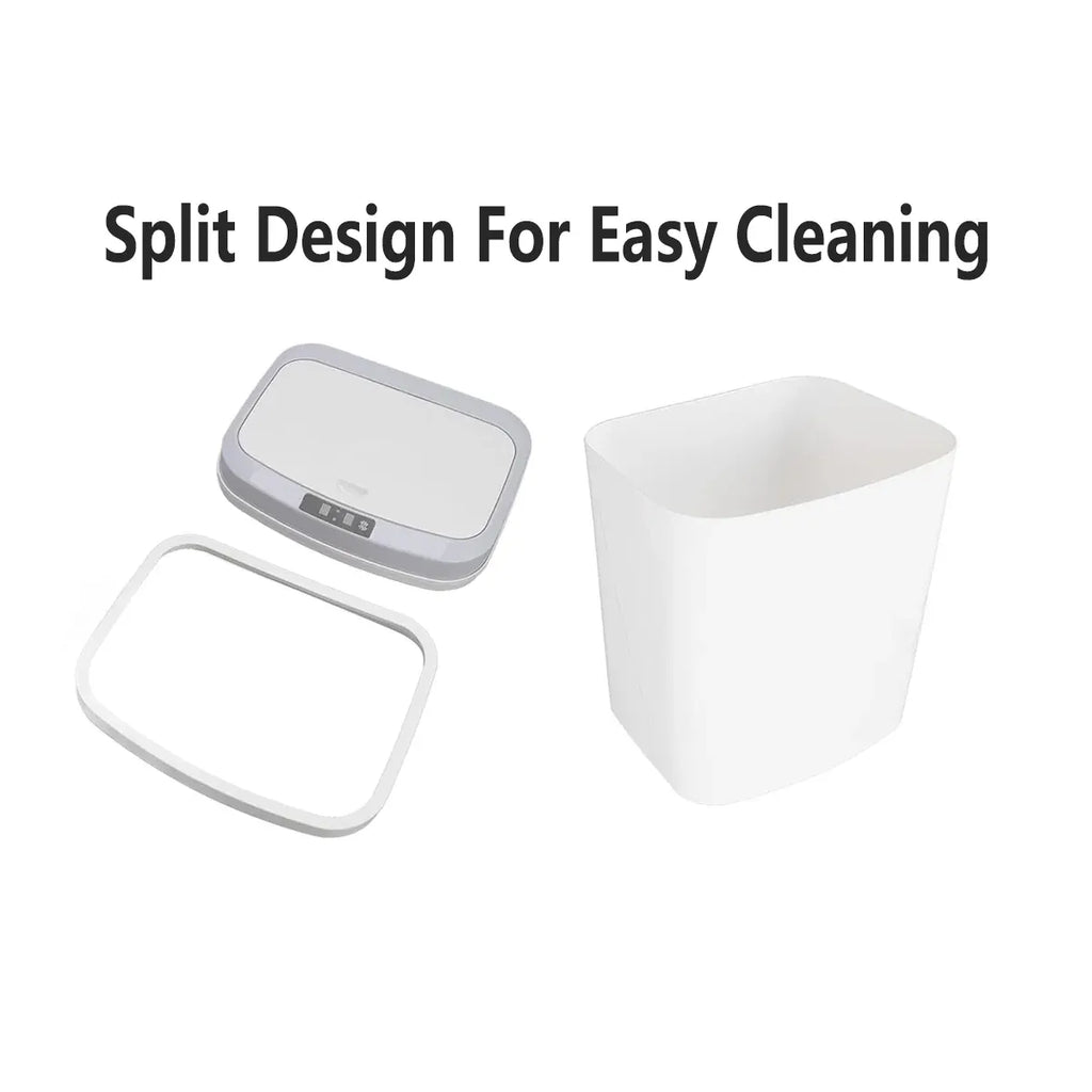 16L Touchless Sensor Bin – White