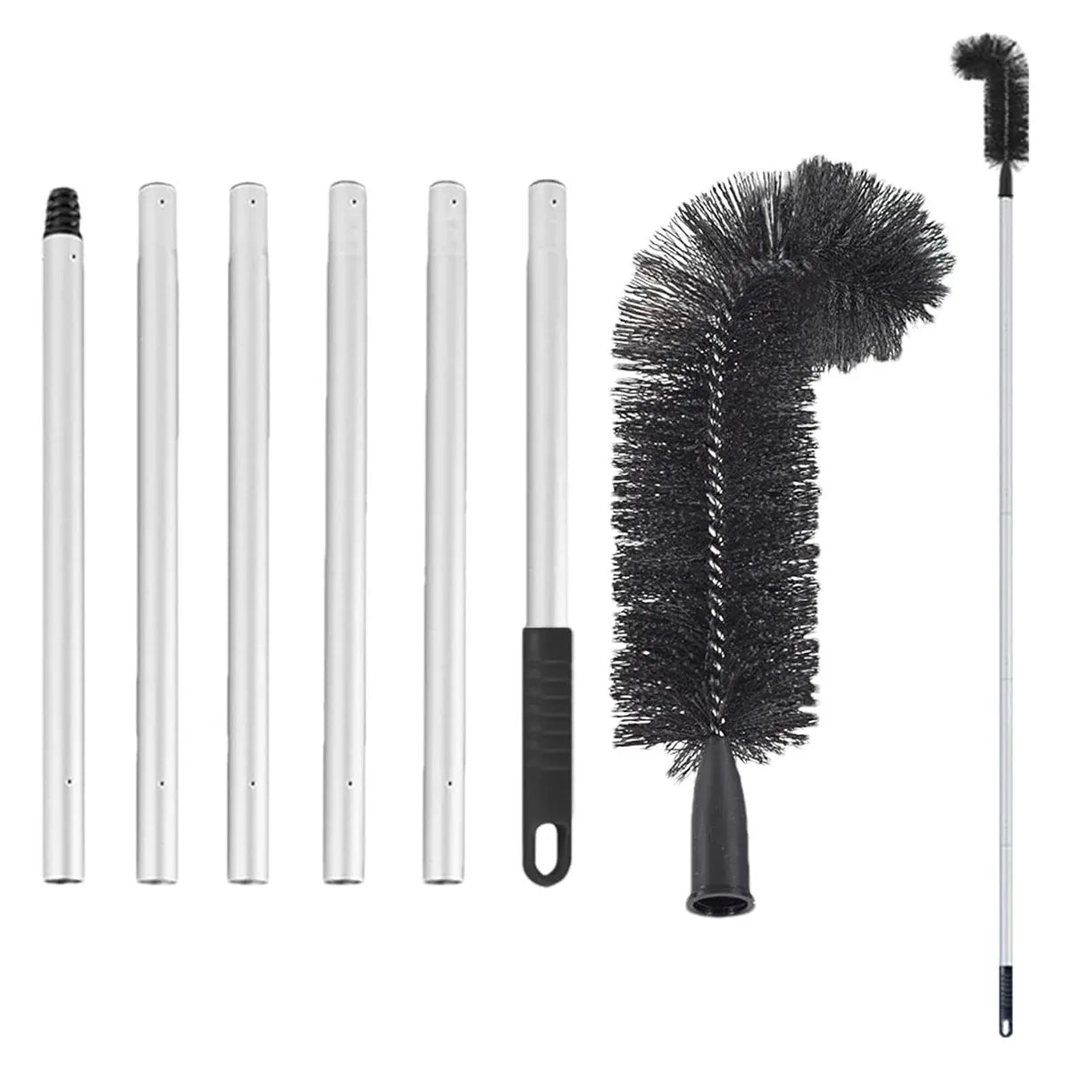 Gutter Cleaning Brush Roofing Tool with Pole 208cm for Long Splicing Gutter