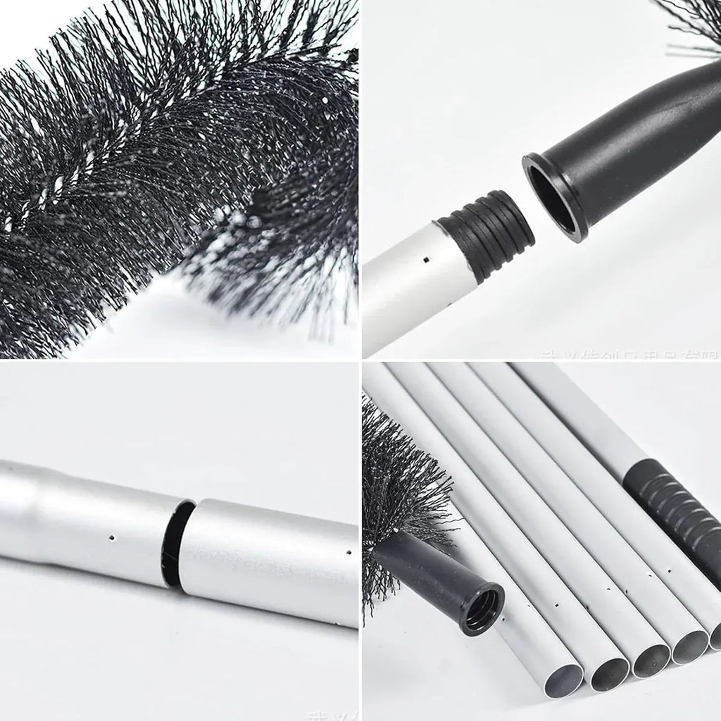 Gutter Cleaning Brush Roofing Tool with Pole 208cm for Long Splicing Gutter