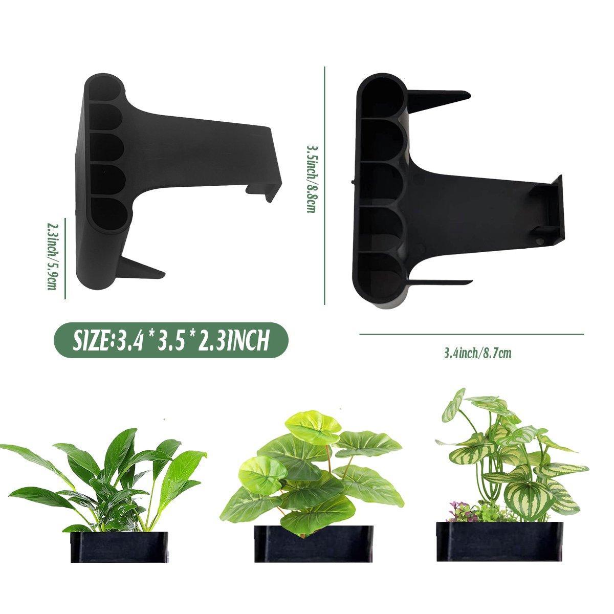 Aquarium Shelf Water Plant Cultivation Rack – Black