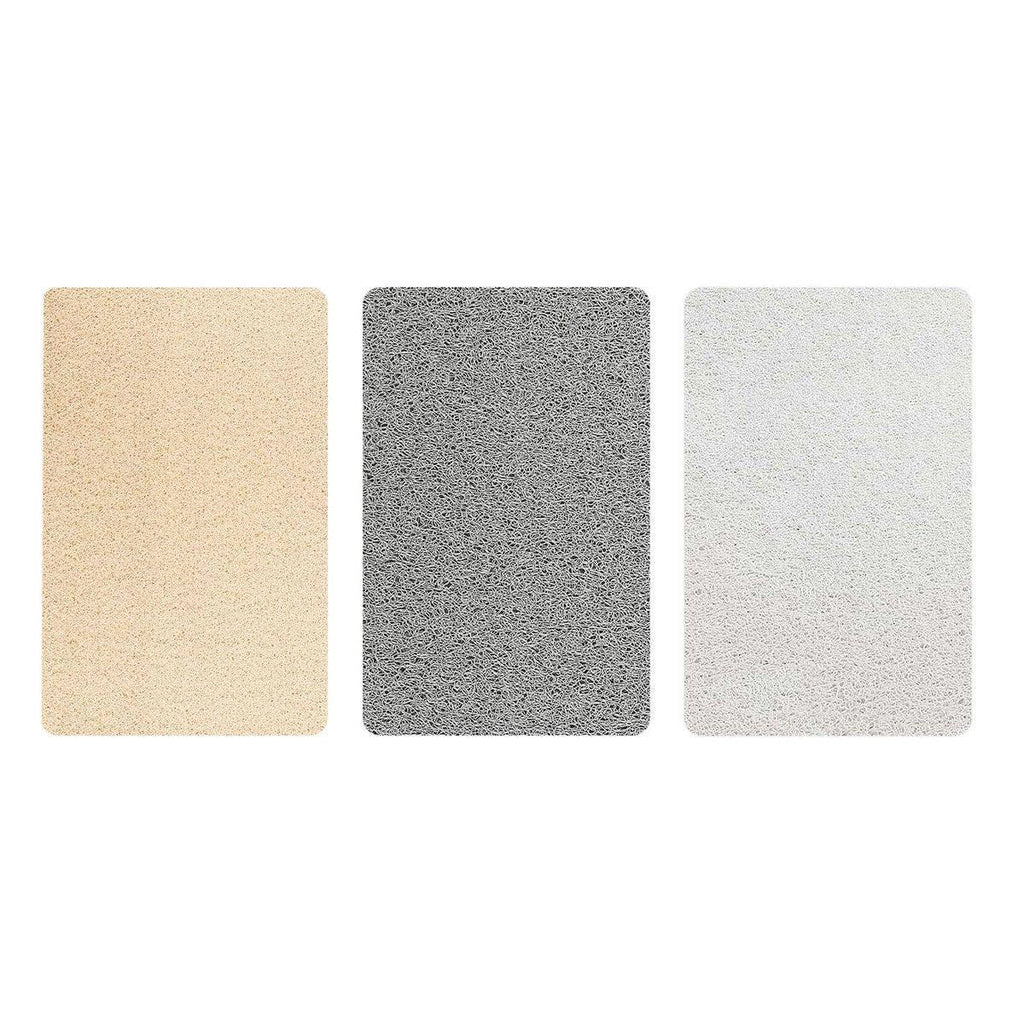 Waterproof Non-Slip Bathroom Shower Mat Anti-Slip Rug Toilet Floor Mat Washable - Cream-40*60cm