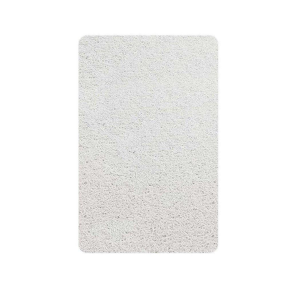 Waterproof Non-Slip Bathroom Shower Mat Anti-Slip Rug Toilet Floor Mat Washable - Cream-43*75cm