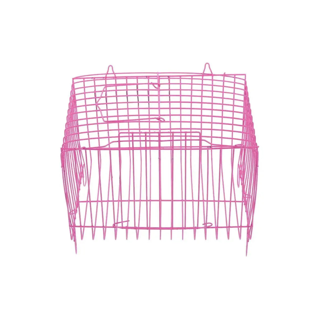 Small Bird Transport Collapsible Cage Travel Pet Carrier Portable Folding Cage - L