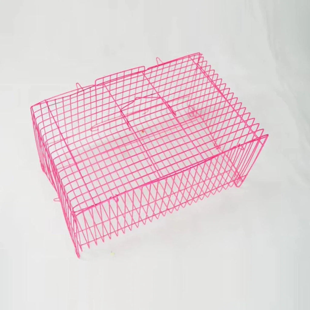 Small Bird Transport Collapsible Cage Travel Pet Carrier Portable Folding Cage - S