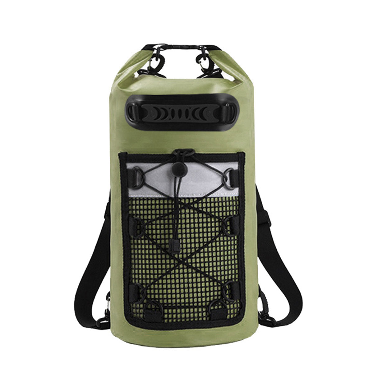 Outdoor Waterproof Dry Bag Roll Top Sack Rafting Swimming Hiking Travel Gear - Green - 30L