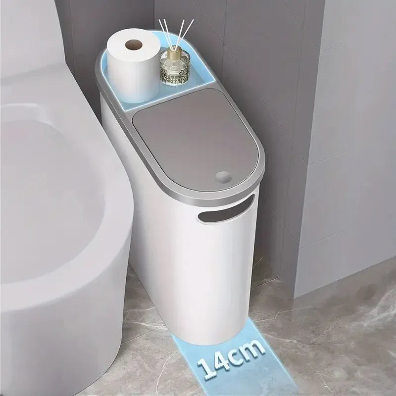 Flip-Lid Household Waste Bin