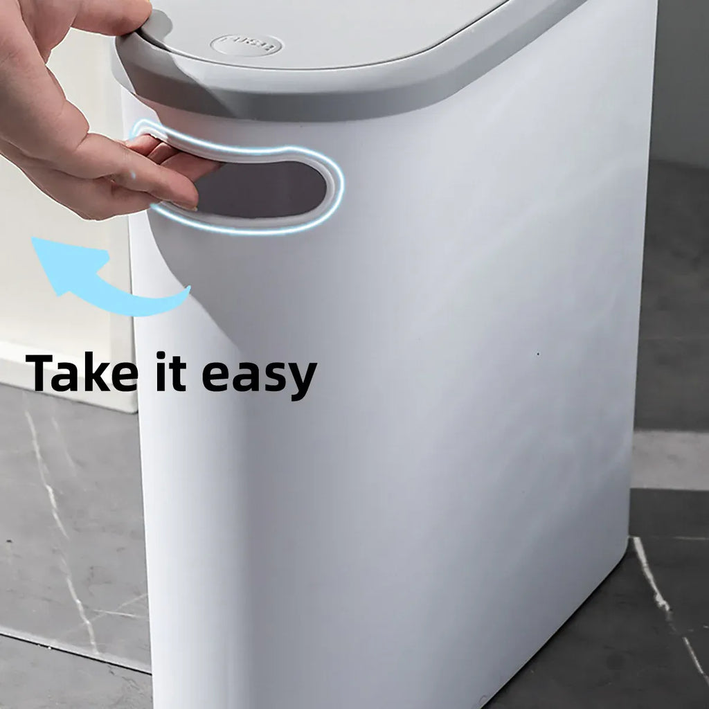 Flip-Lid Household Waste Bin