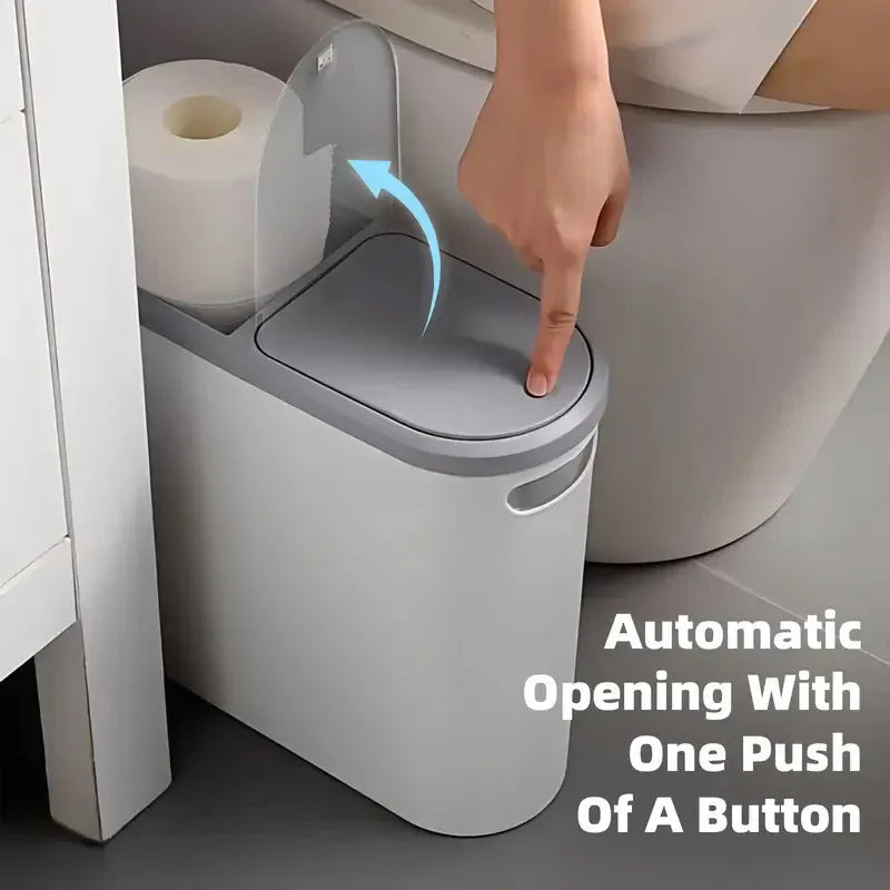Flip-Lid Household Waste Bin