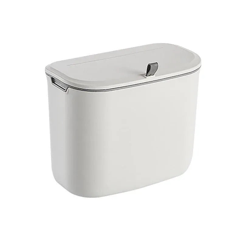 7L Wall-Mounted Sliding-Lid Waste Bin