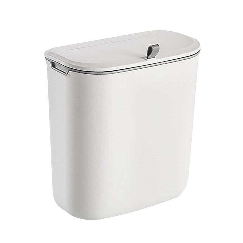 9L Wall-Mounted Sliding-Lid Waste Bin