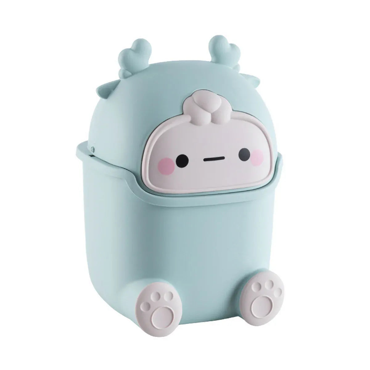 Mini Monster Desktop Bin – Light Blue