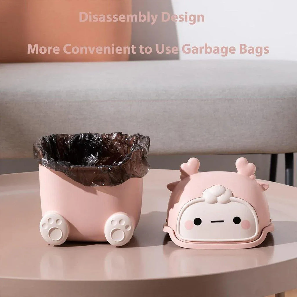 Mini Monster Desktop Bin – Light Blue