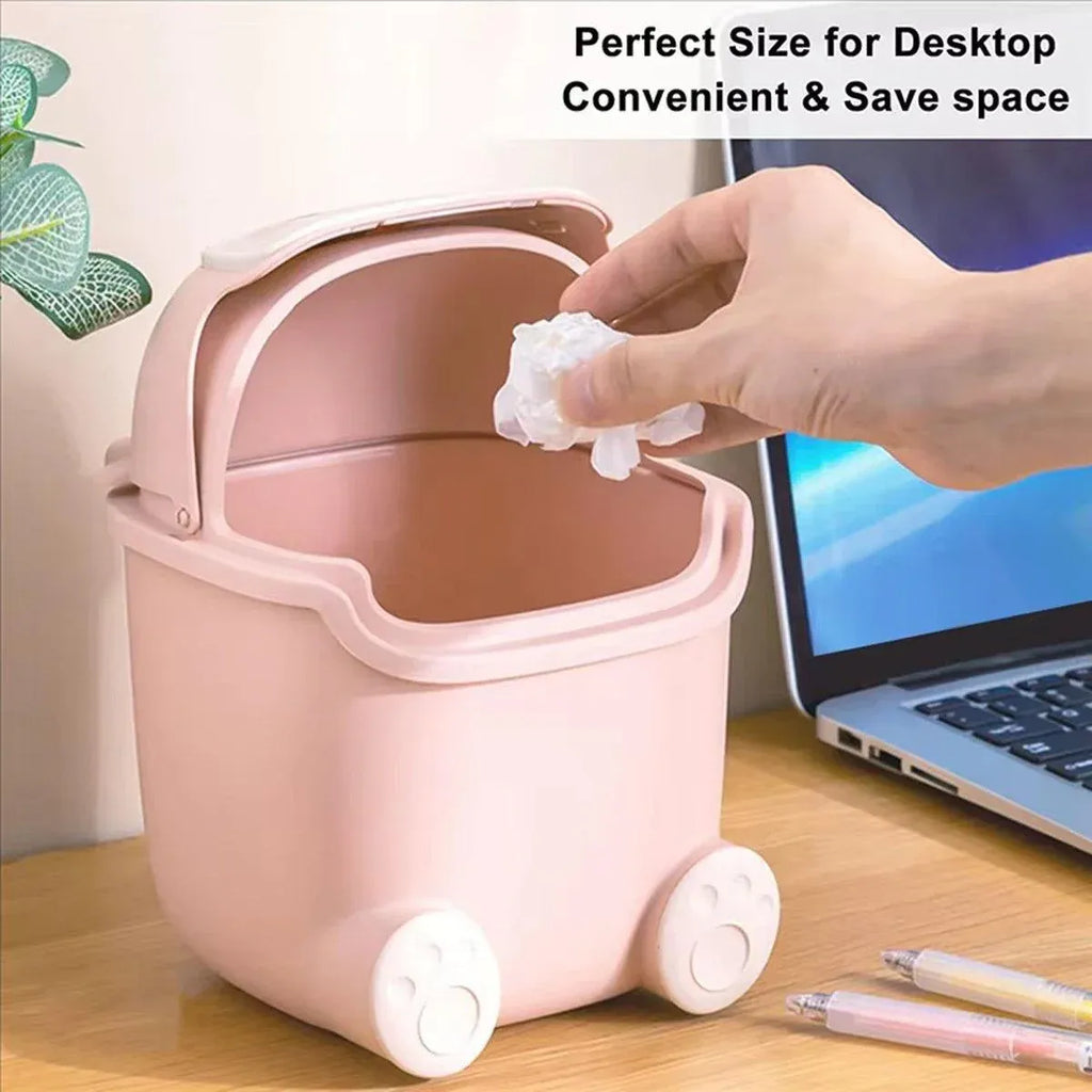 Mini Monster Desktop Bin – Light Blue