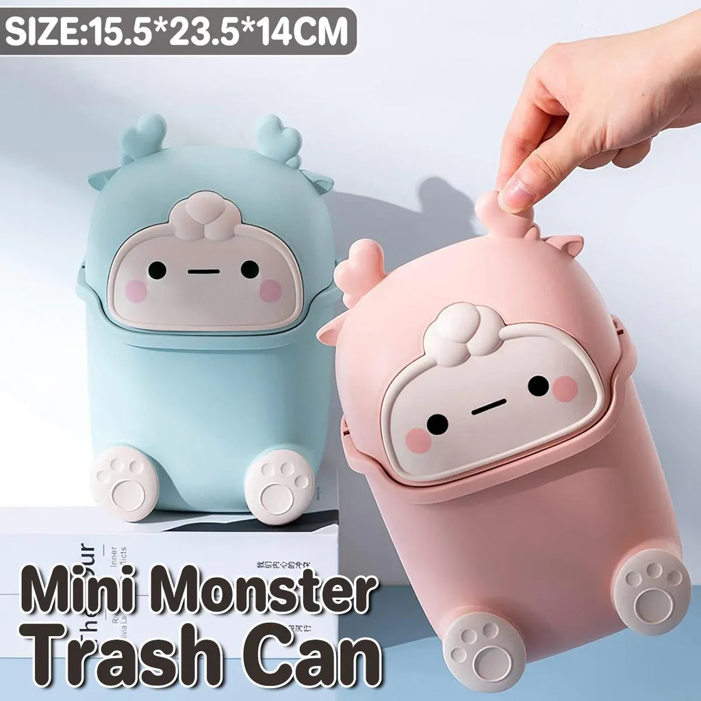 Mini Monster Desktop Bin – Pink