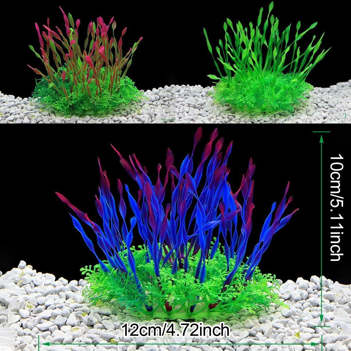 Artificial Water Grass Fish Tank Decoration Aquarium Landscape Simulation Plants - 01-3PCS