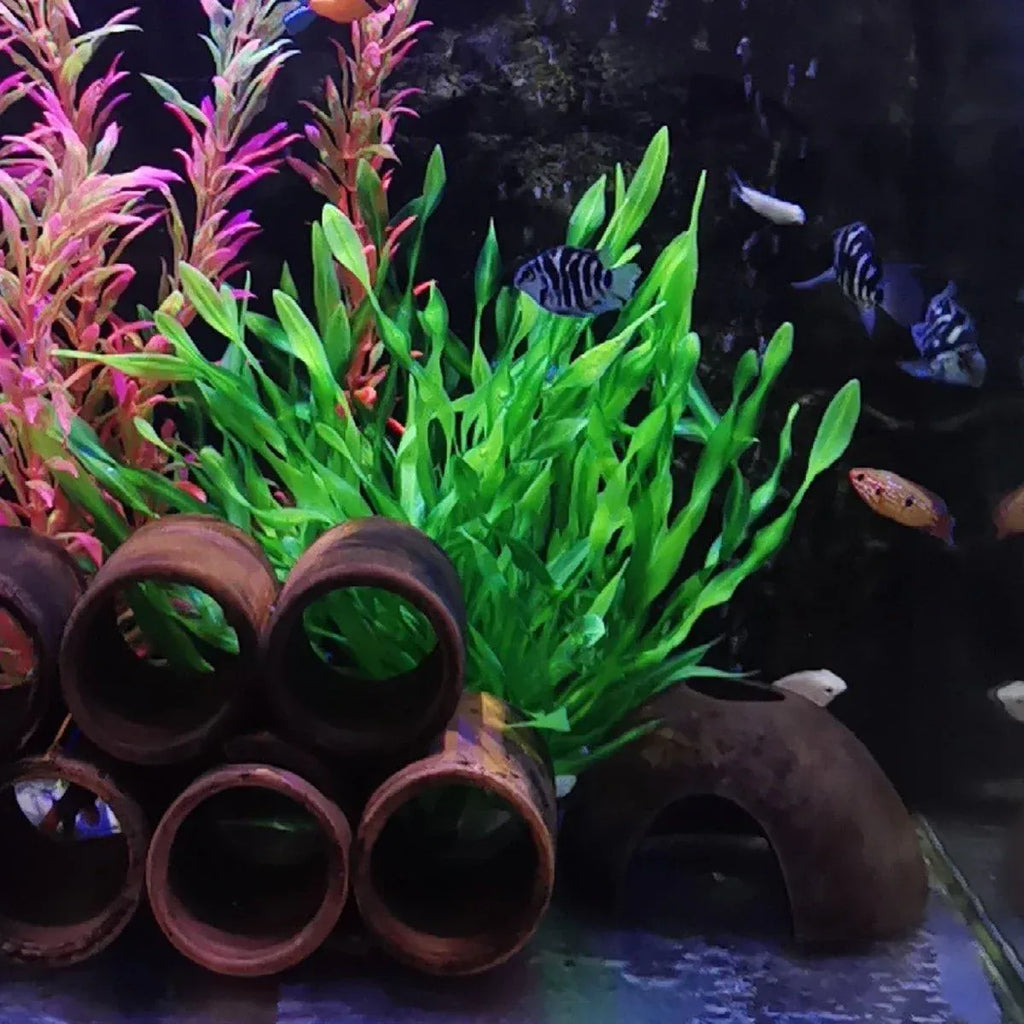 Artificial Water Grass Fish Tank Decoration Aquarium Landscape Simulation Plants - 01-3PCS