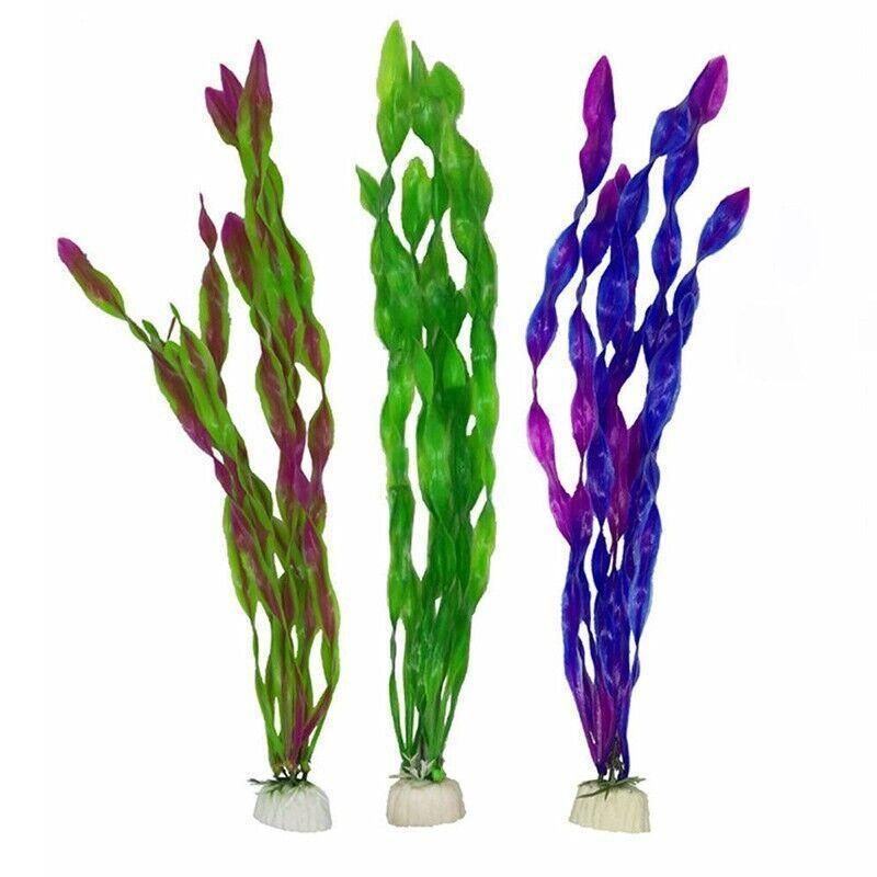 10-Pack Simulated Water Grass for Aquarium – Artificial Aquatic Plants
