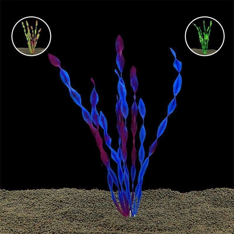 10-Pack Simulated Water Grass for Aquarium – Artificial Aquatic Plants