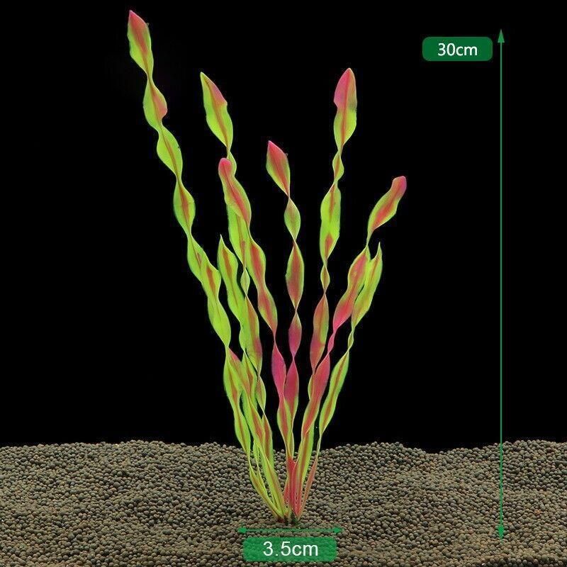 10-Pack Simulated Water Grass for Aquarium – Artificial Aquatic Plants
