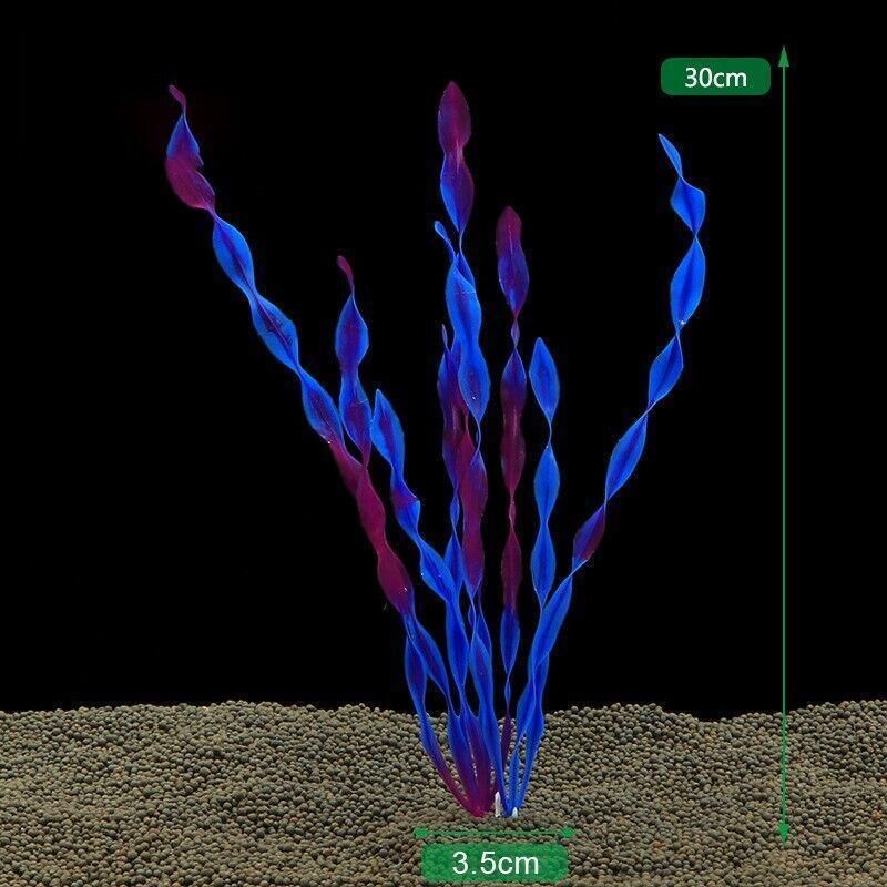 10-Pack Simulated Water Grass for Aquarium – Artificial Aquatic Plants
