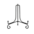 Plate Stands Iron Display Easel Photo Picture Bowl Dish Book Holder Frame Black - 7 Inch