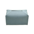 Large Size Tissue Box Dispenser Paper Holder Napkin Case Pu Leather Cover - Green