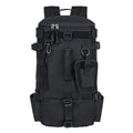 Waterproof Fishing Tackle Bag Large Capacity Multi Functional Shoulder Storage - Black