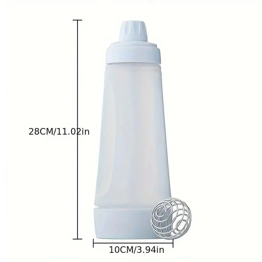 1000ml Hand Crank Batter Dispenser Mixing Jug with Scale for Muffins Pancakes