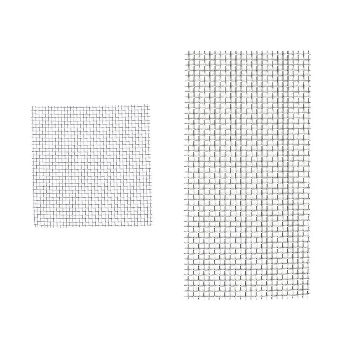 10pcs Stainless Steel Wire Mesh for Water Plants Fish Tank Aquarium Decoration - 8x8cm