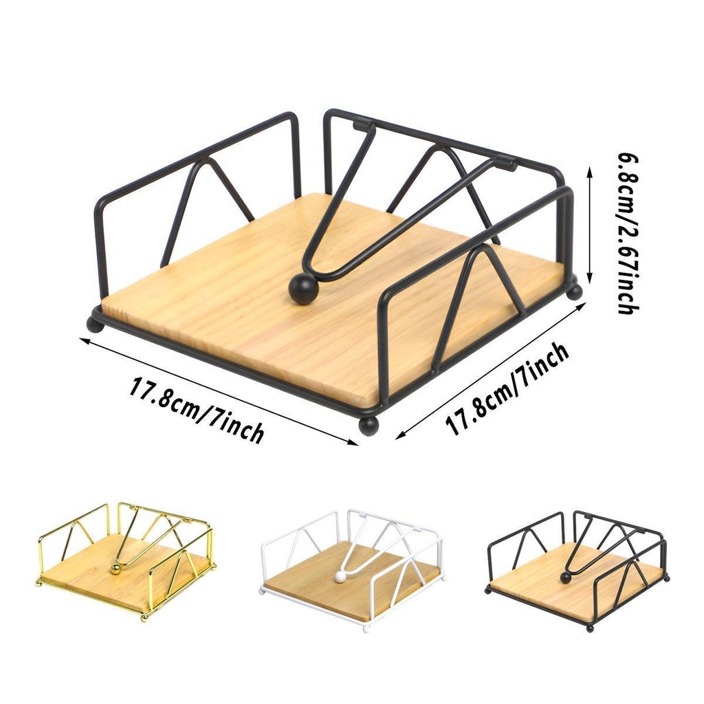 Steel Napkin Holder – Gold
